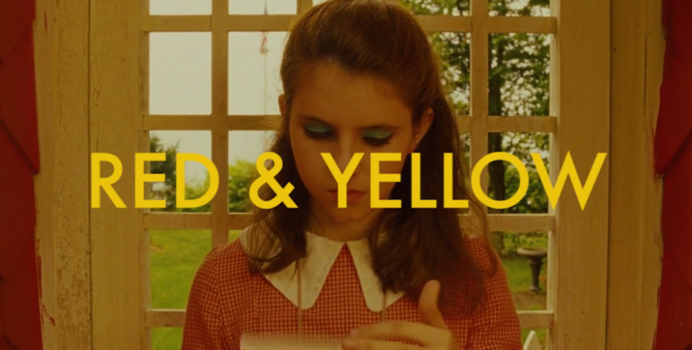 Wes Anderson, o vermelho e o amarelo
