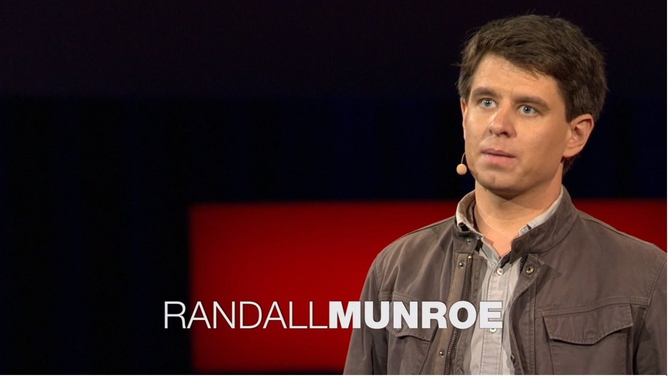O TED de Randall Munroe, o criador do xkcd