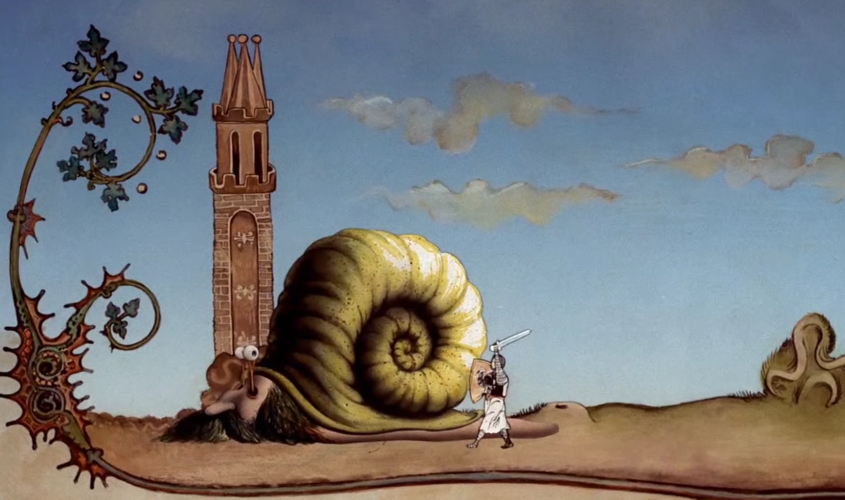 14 minutos inéditos de animações de Terry Gilliam para Monty Python em Busca do Cálice Sagrado