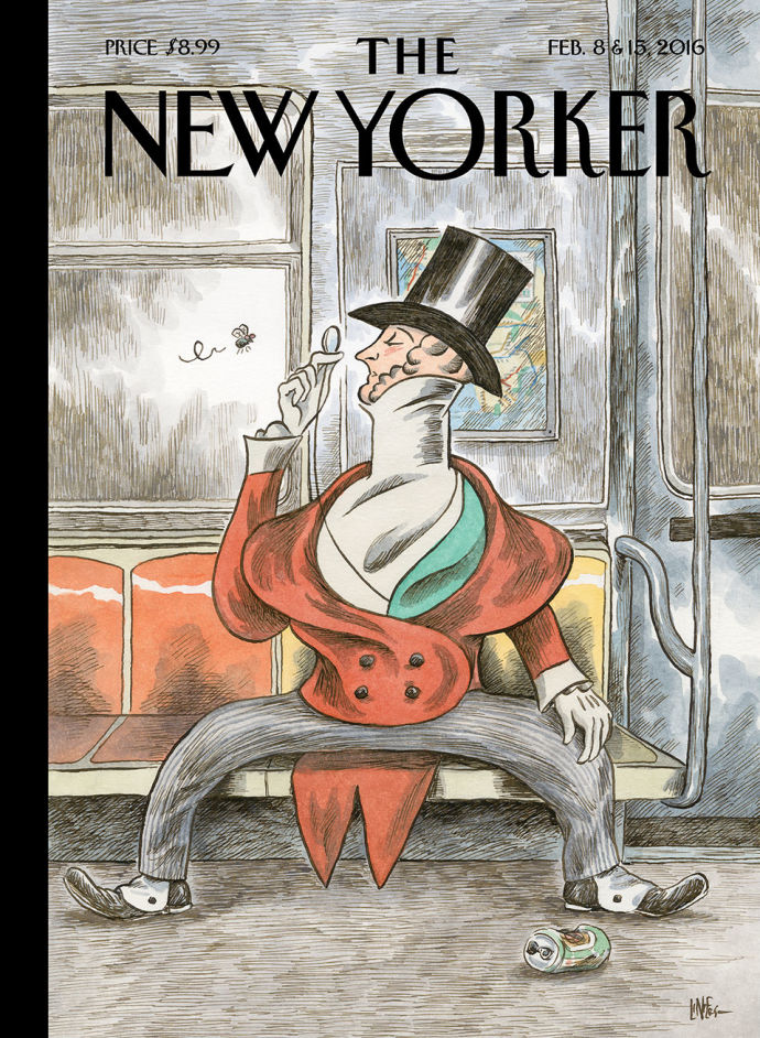 Liniers na capa da edição de aniversário de 91 anos da New Yorker