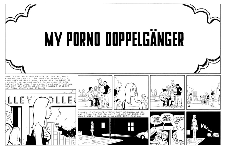 My Porno Doppelgänger: uma HQ de Adrian Tomine na íntegra na internet