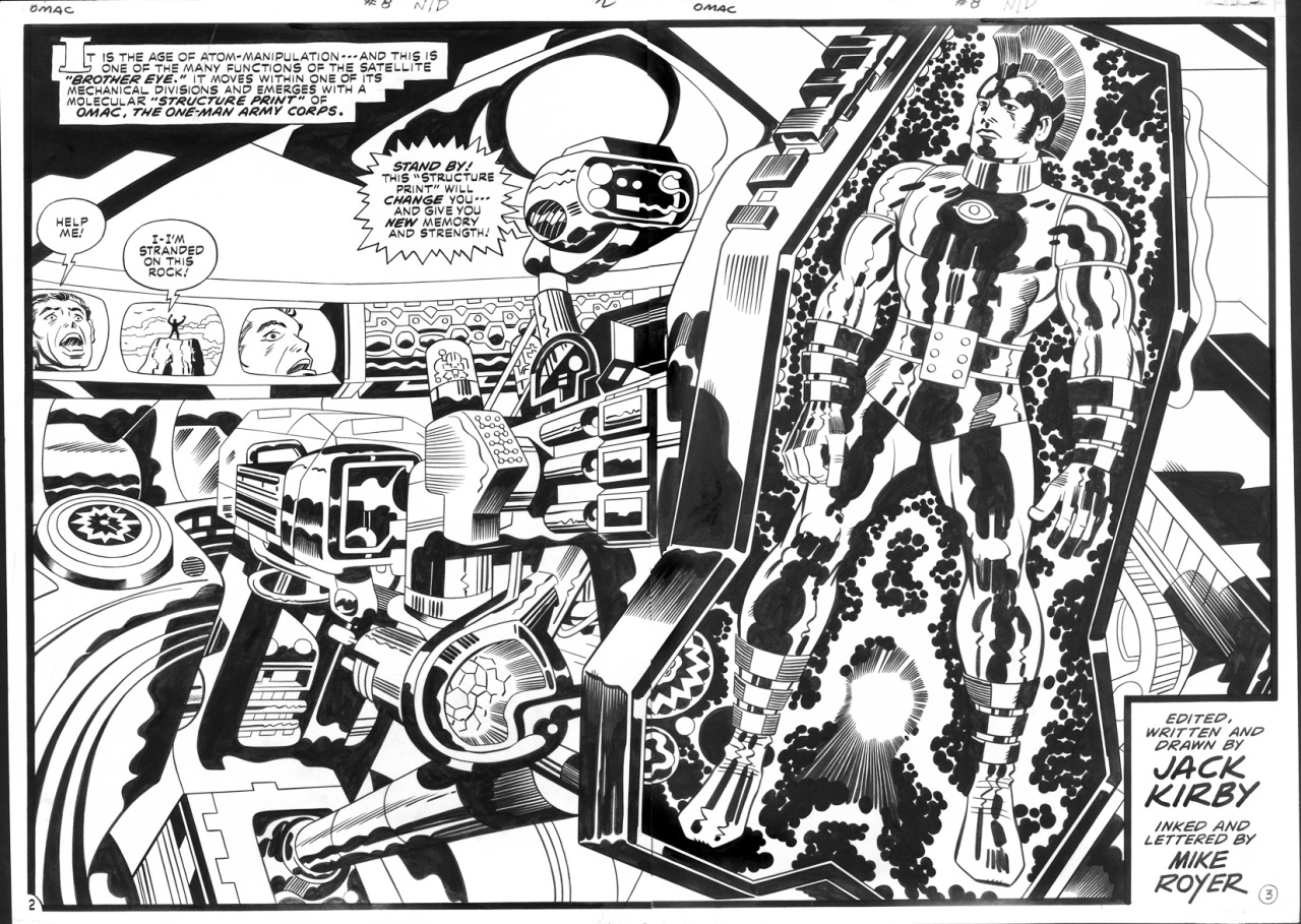 Omac #8, por Jack Kirby