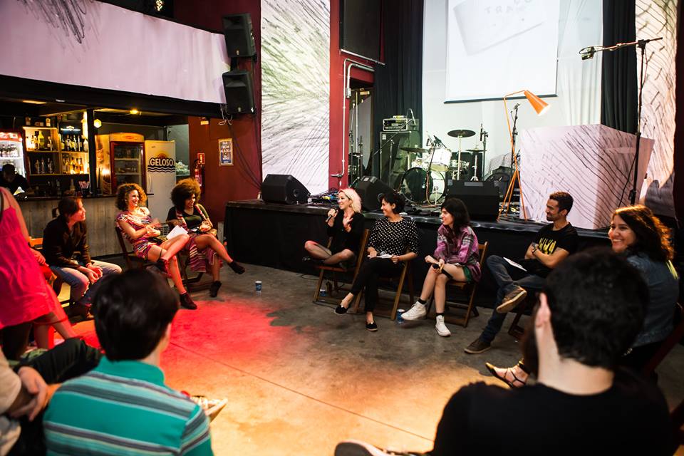 Debate com Karina Buhr, Marcelo Santiago, Sara Não Tem Nome e Carol Bicalho (Foto: Luiz Carlos Oliveira e Luiza Palhares)