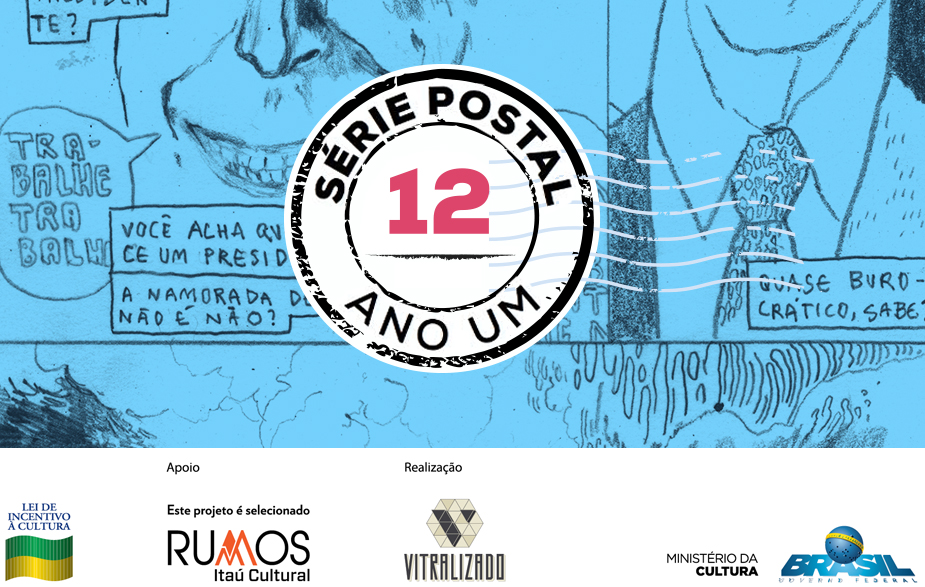 Série Postal: Pedro Franz é o autor do primeiro número da coleção de HQs em formato de cartão postal do Vitralizado