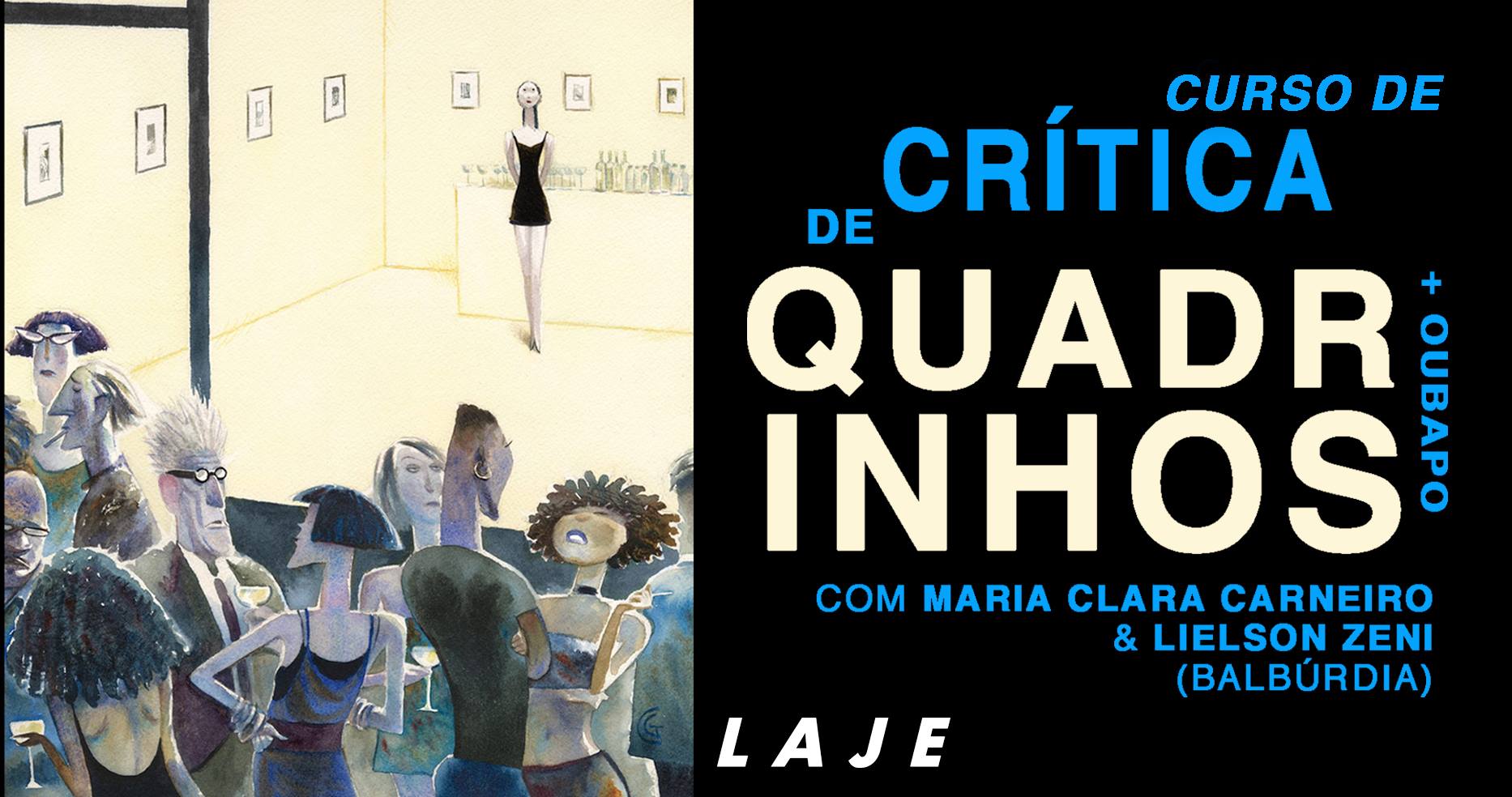 Estão abertas as inscrições para o curso Crítica de Quadrinhos + OuBaPo com Maria Clara Carneiro e Lielson Zeni