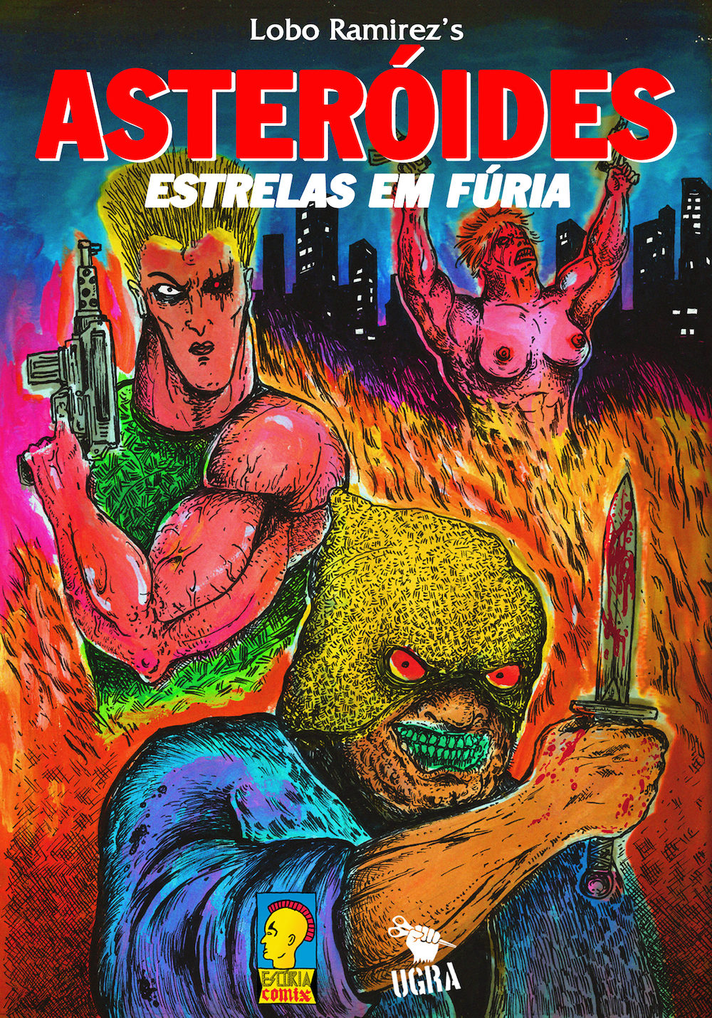 Asteróides – Estrelas em Fúria: confira a capa da nova HQ de Lobo Ramirez