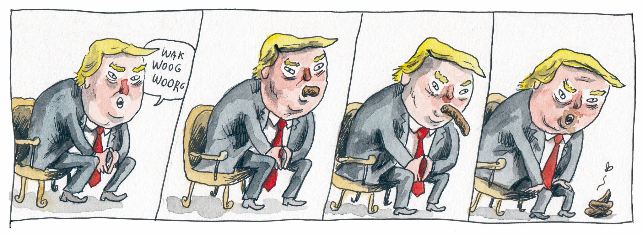 Trump, por Liniers