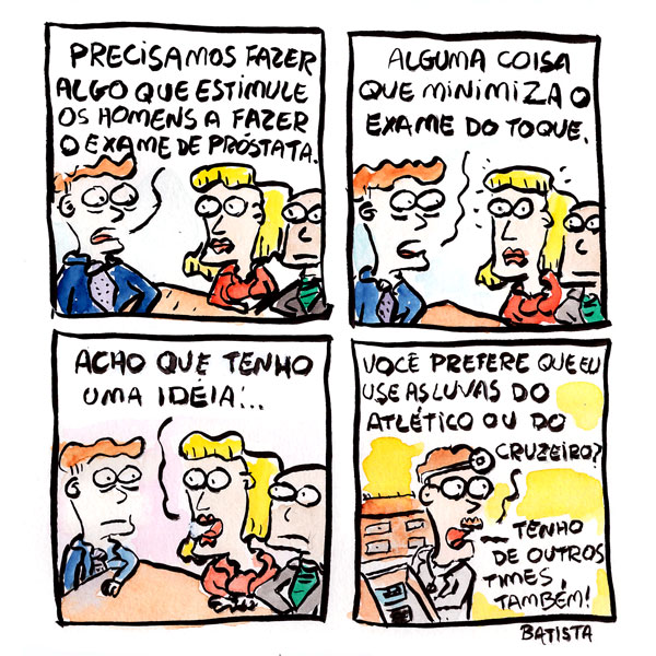 Papo com Batista, autor de O que Conto Quando Conto uma Piada: “O bom cartum é análogo à boa poesia”