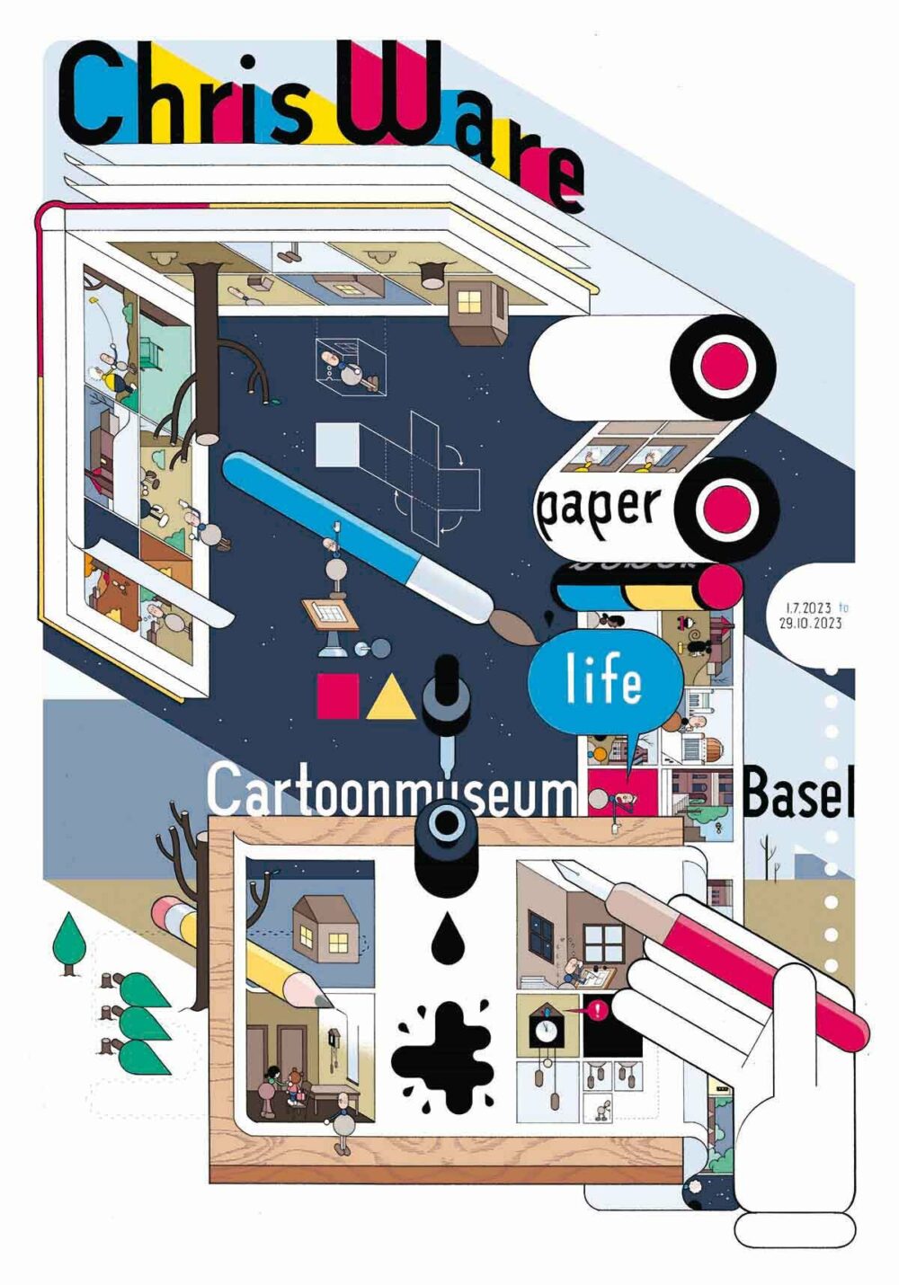 Chris Ware: Paper Life, no Cartoonmuseum